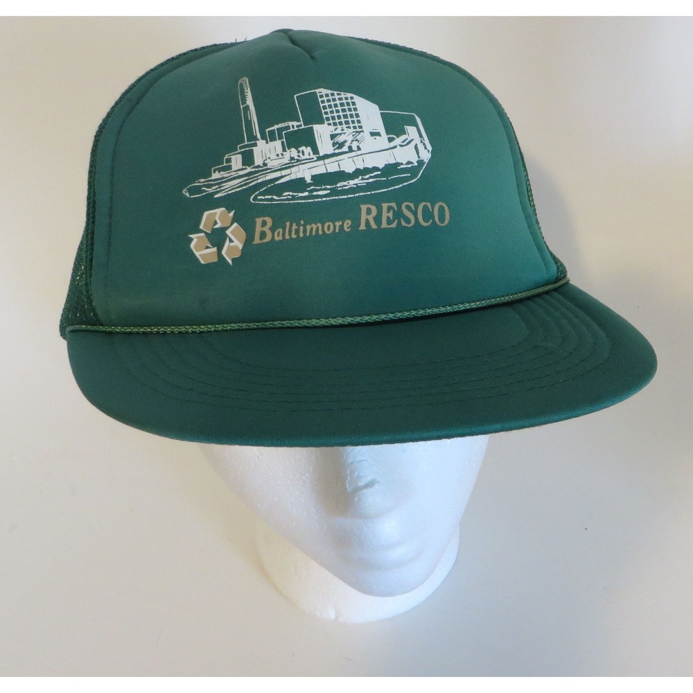 Vtg‎ Baltimore Maryland Resco Waste Management Hat Snapback Baseball Cap